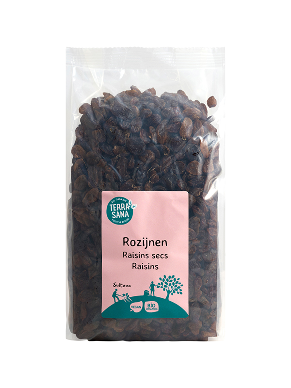 Terrasana Raw Rozijnen Sultanas Bio (1000 gr)