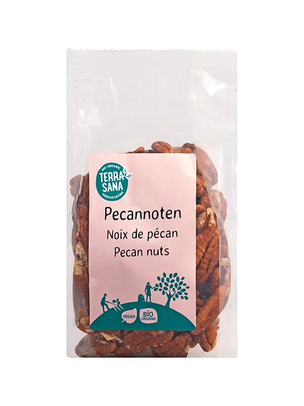 TerraSana Pecannoten zonder zout bio (100 gr)
