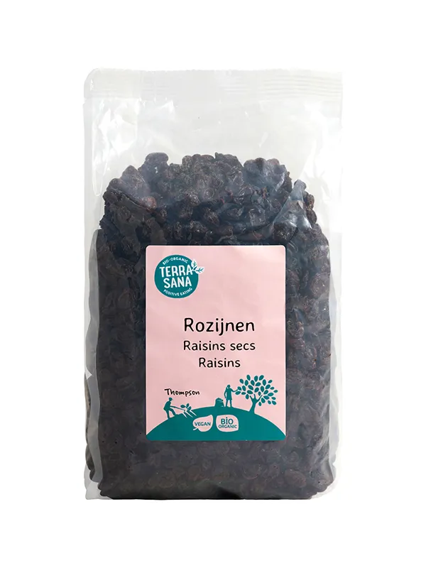 Terrasana Raw Rozijnen Blue Thompson Bio (1000 gr)