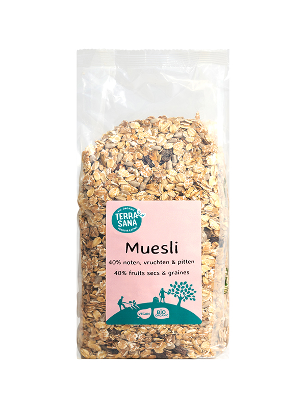 Terrasana Muesli Noten & Zuidvruchten Bio (750 gr)