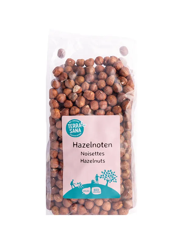 Terrasana Hazelnoten Bruin Gepeld Bio (800 gr)