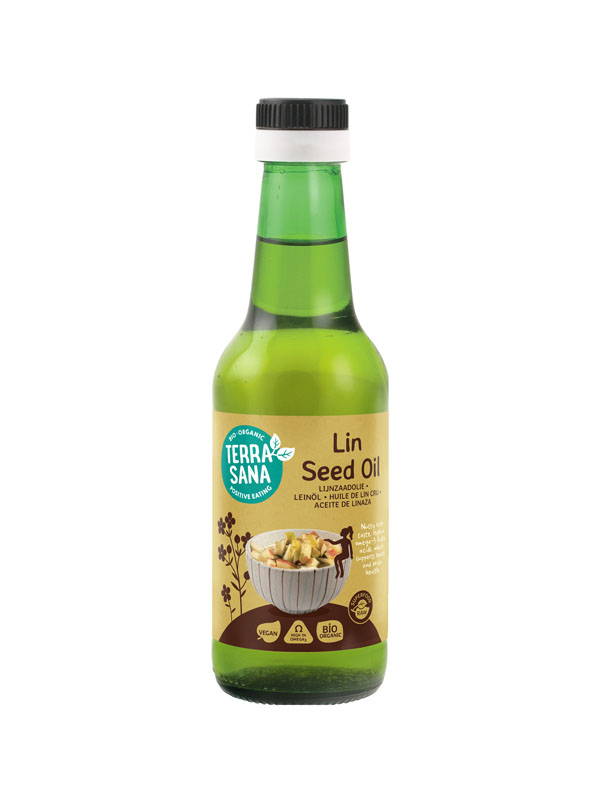 Terrasana Lijnzaadolie Koudgeperst Bio (250 ml)