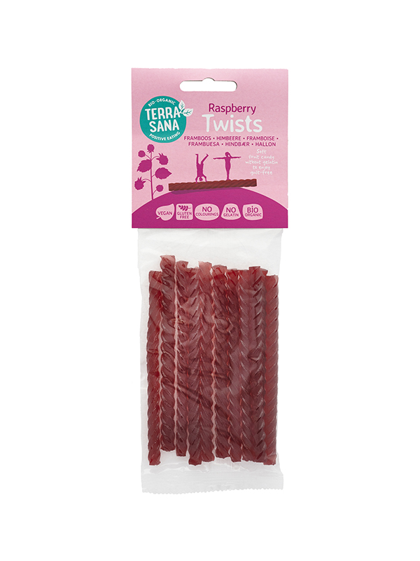 TerraSana Twists Dropkabels Framboos (75 gr)