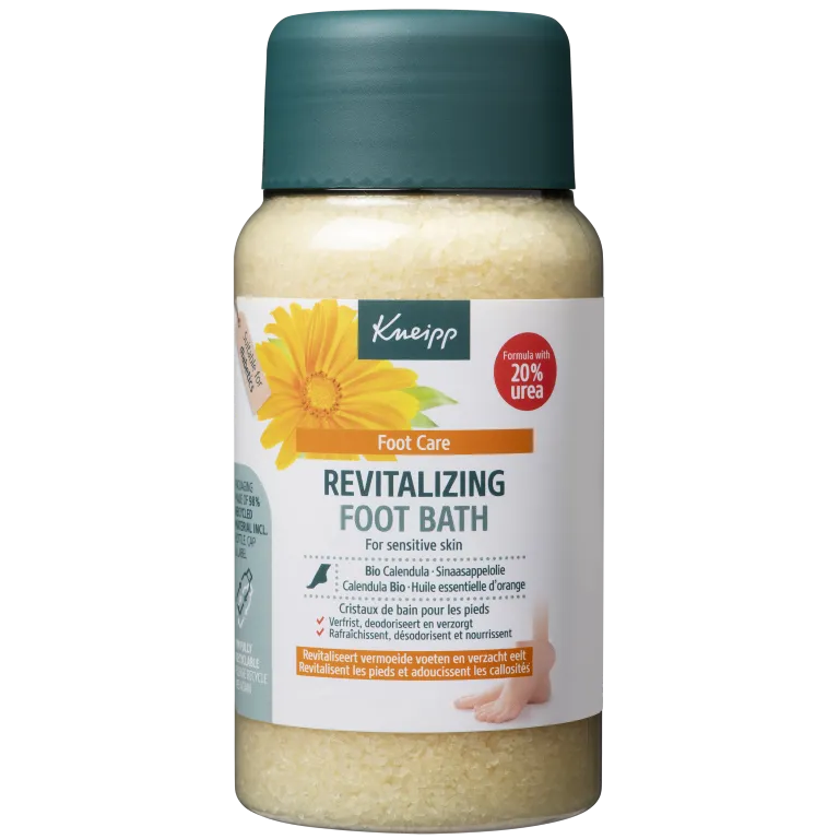 Kneipp Voetbadkristal vitalizing calendula sinaasappel (600 gr)