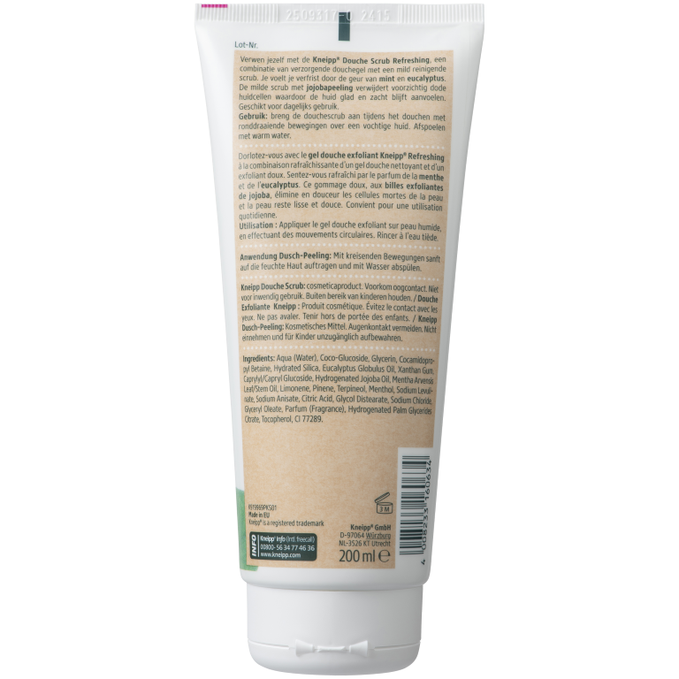 Kneipp Douchescrub mint eucalyptus (200 ml)