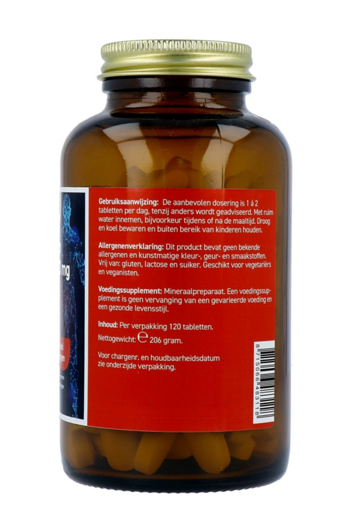 All Natural Magnesium citraat 400mg (120 tabletten)