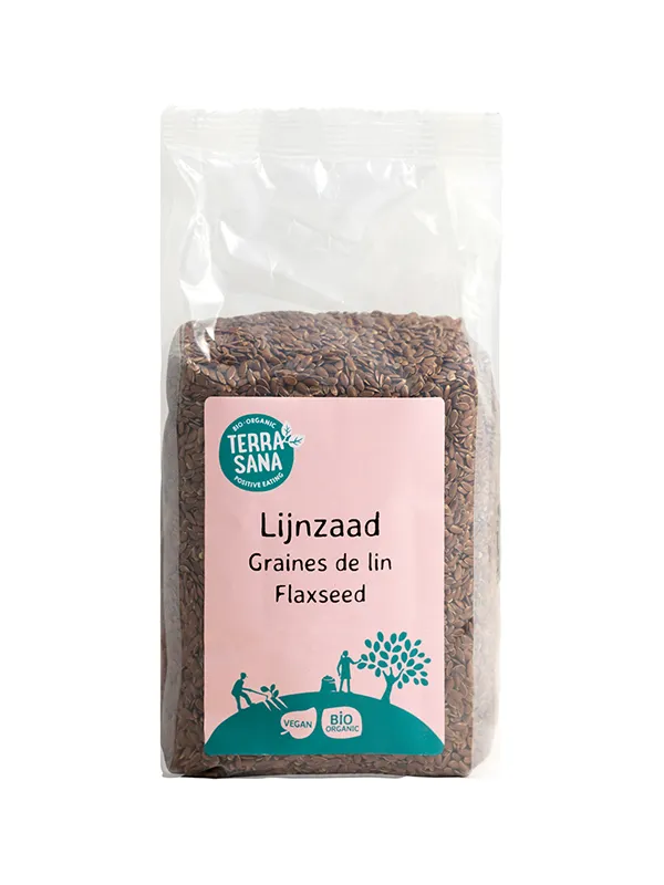 Terrasana Raw Lijnzaad Heel Bio (500 gr)