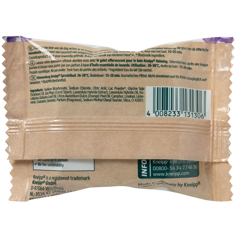 Kneipp Badbruistablet lavendel (80 gr)