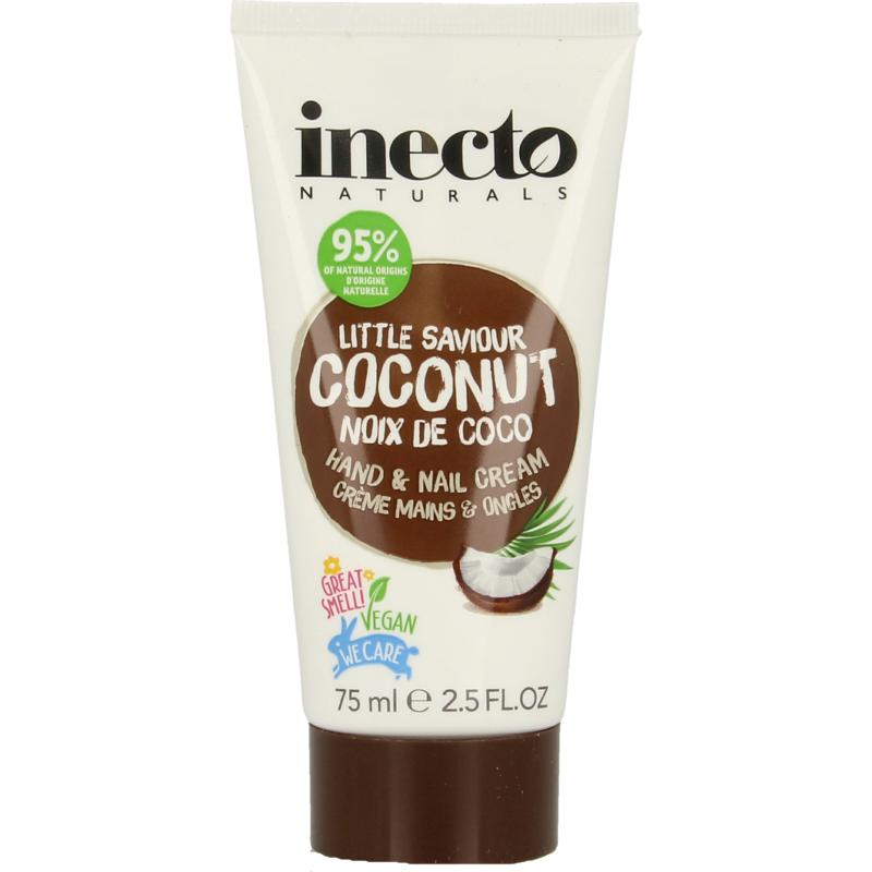Inecto Naturals Coconut hand & nagelcreme (75 ml)