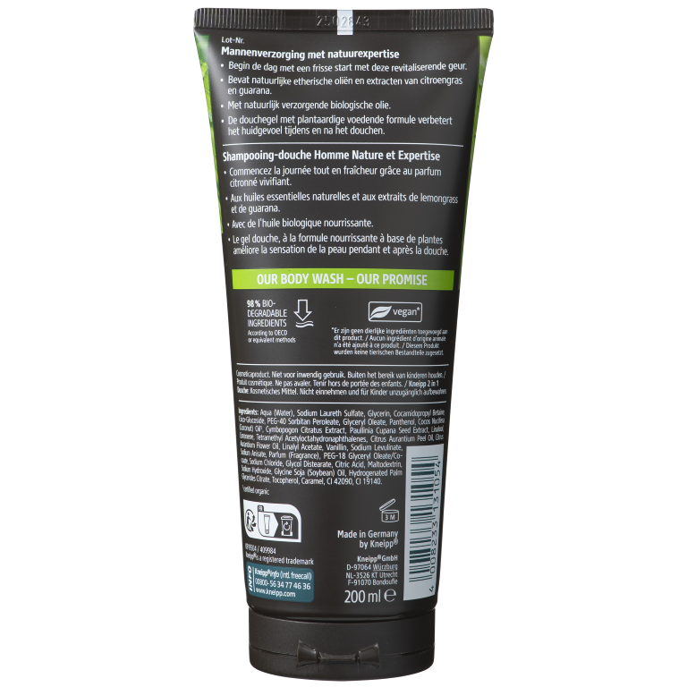 Kneipp Douche men 2-in-1 ready to go (200 ml)