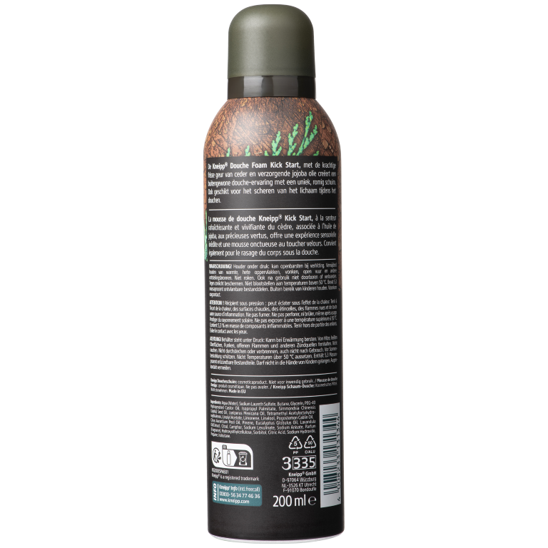 Kneipp Douche foam men ceder-jojoba (200 ml)