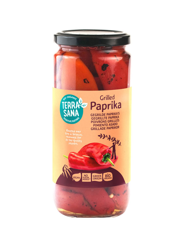 Terrasana Gegrilde Paprika Eko Bio (450 gr)