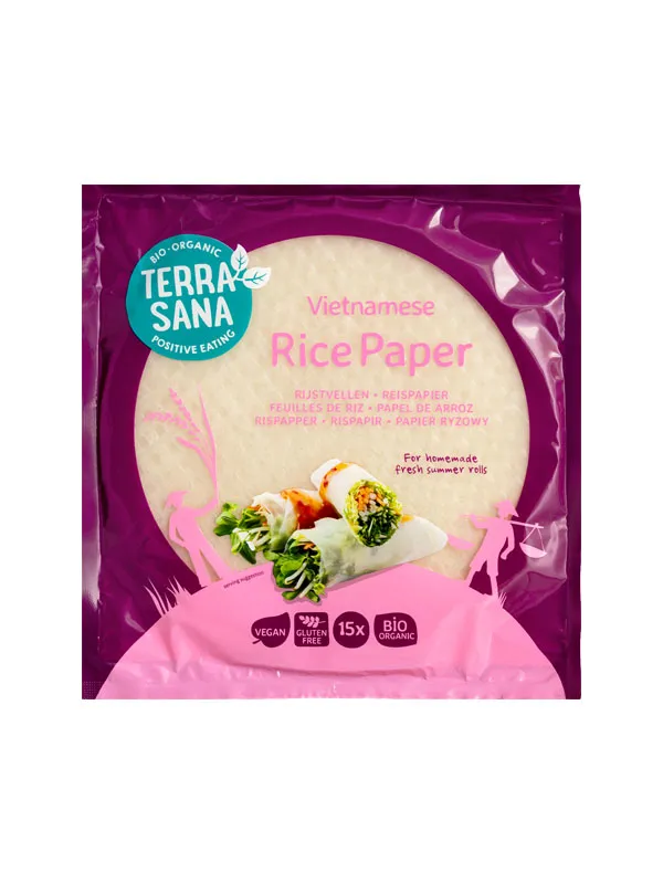 TerraSana Rijstpapier bio (150 gr)