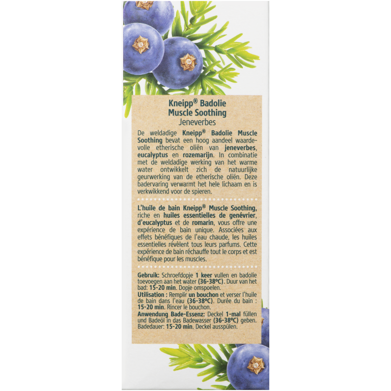 Kneipp Muscle soothing badolie jeneve (100 ml) - image 3