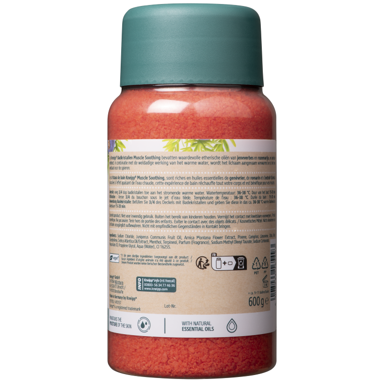 Kneipp Muscle soothing badkristallen (600 gr)