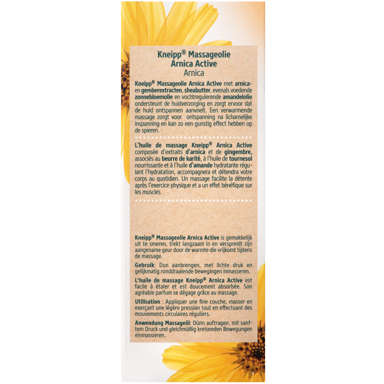Kneipp Massageolie Arnica (100 ml) - image 3