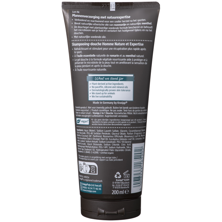 Kneipp Men Douche 2-in-1 Sport (200 ml)