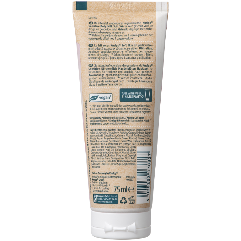 Kneipp Body milk Soft Skin (75 ml)