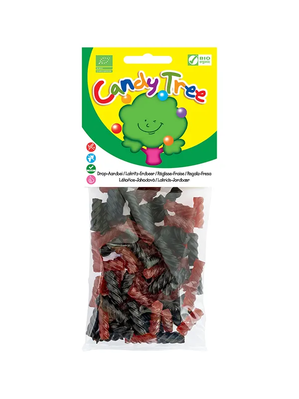 Candy Tree Drop-aardbeimix (75 gr)