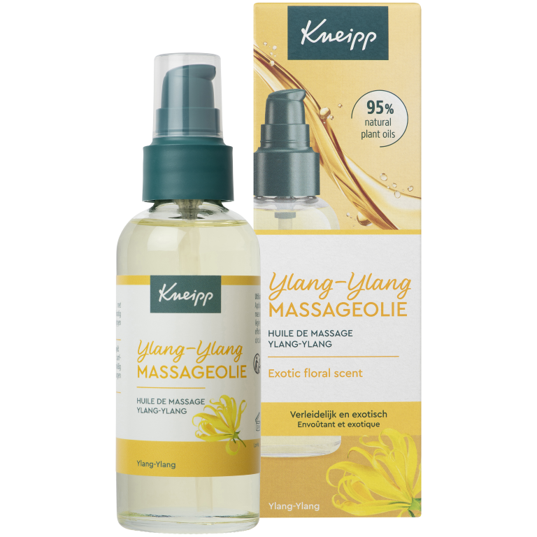 Kneipp Massageolie Ylang-Ylang met Pompje (100 ml)