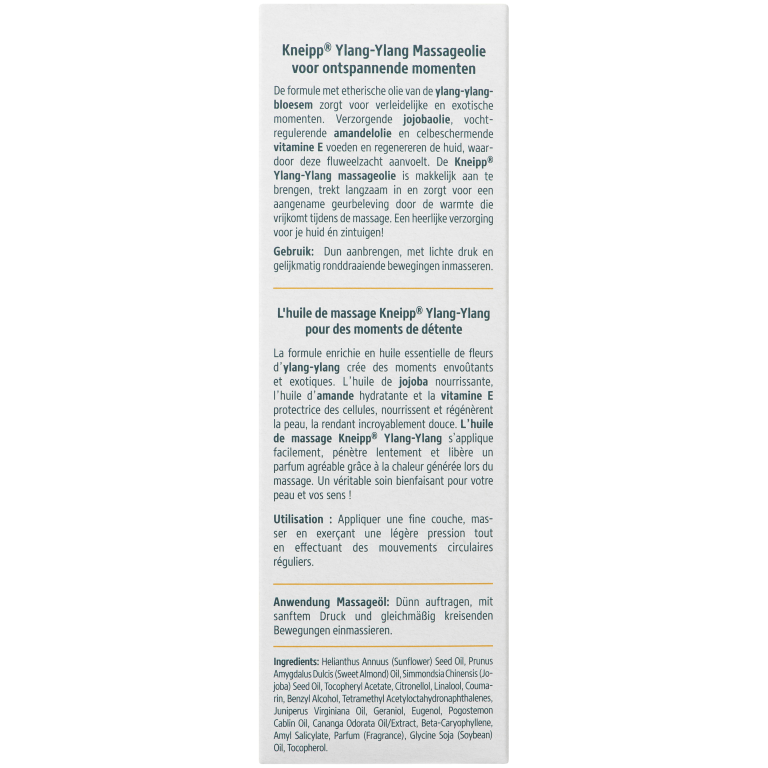 Kneipp Massageolie Ylang-Ylang met Pompje (100 ml) - image 2