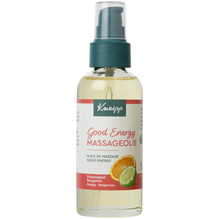 Kneipp Massageolie Good Energy met Pompje (100 ml) - image 3