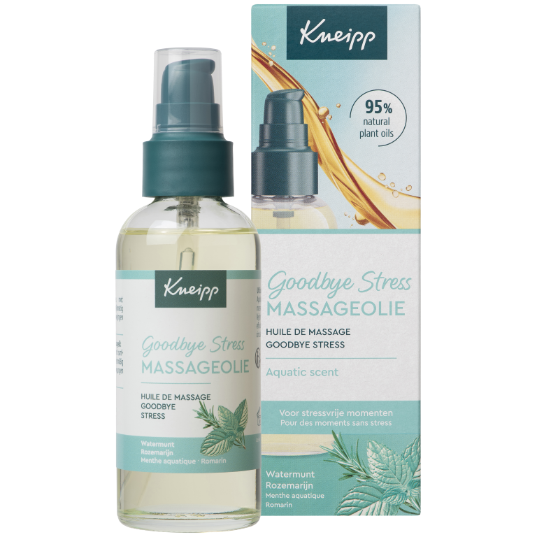 Kneipp Massageolie Goodbye Stress (Met Pompje) (100 ml)