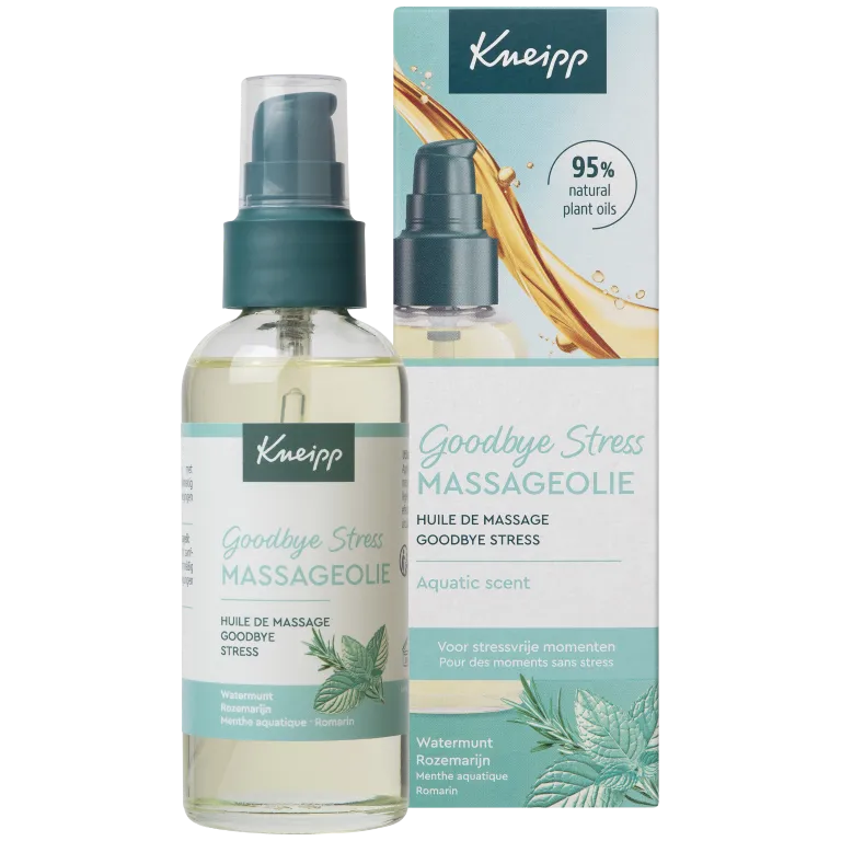 Kneipp Massageolie Goodbye Stress (Met Pompje) (100 ml)