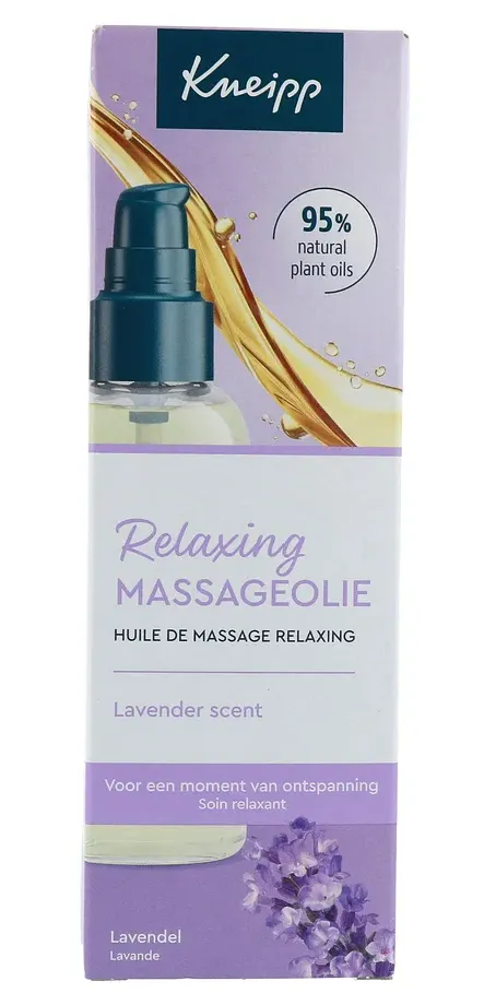 Kneipp Massageolie Relaxing (Met Pompje) (100 ml)