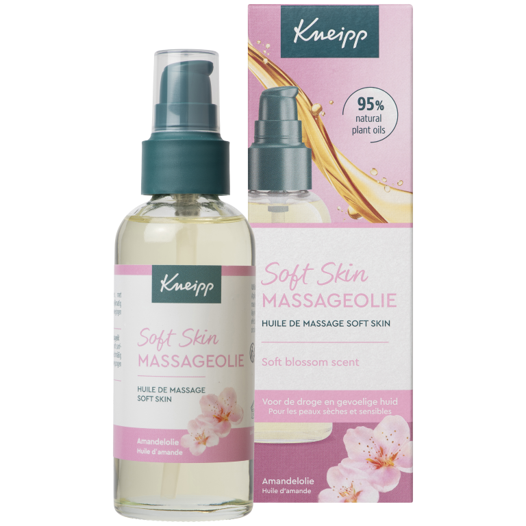 Kneipp Massageolie Soft Skin (Met Pompje) (100 ml)