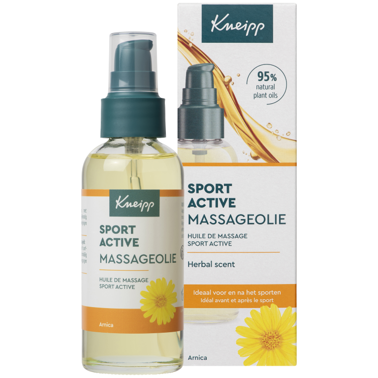 Kneipp Massageolie Sport Active (Met Pompje (100 ml)