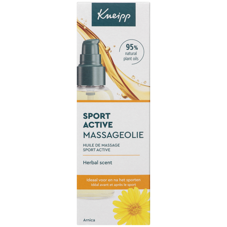 Kneipp Massageolie Sport Active (Met Pompje (100 ml)