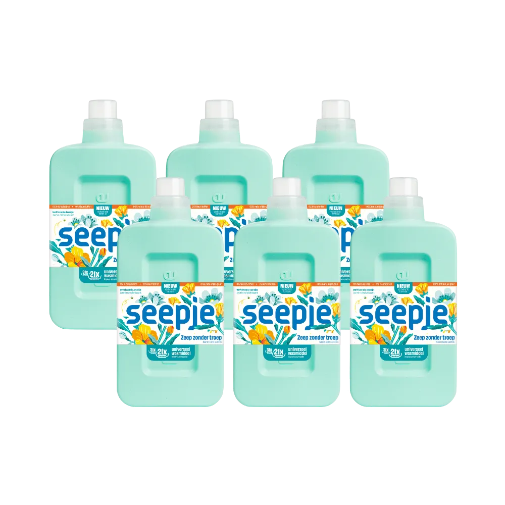 6x Seepje Wasmiddel Universeel (6 x 945 ml)