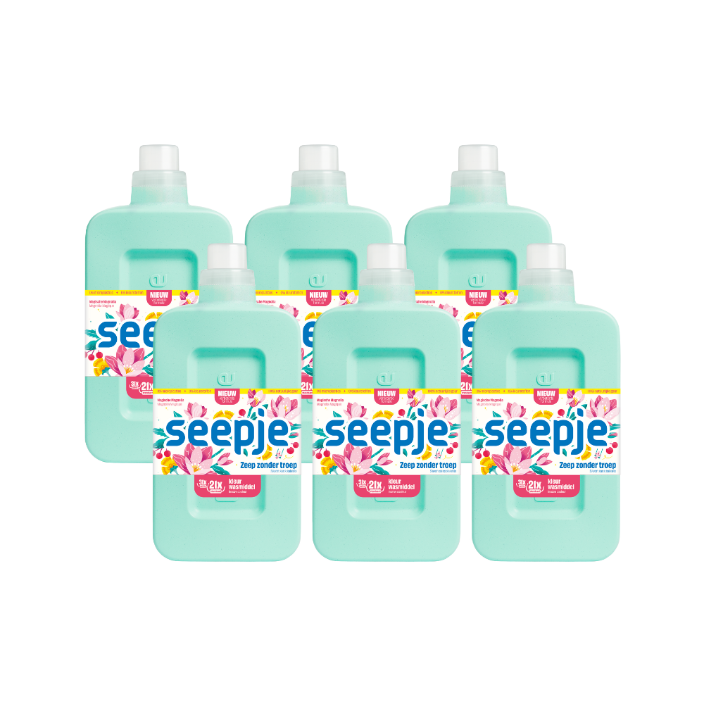 6x Seepje Wasmiddel Kleur (6 x 945 ml)