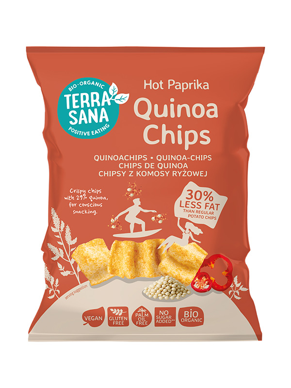 Terrasana Quinoa Chips Hot Paprika (75 gr)