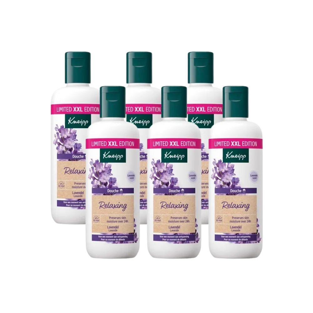 6x Kneipp Douchegel Relaxing XXL (400 ml)