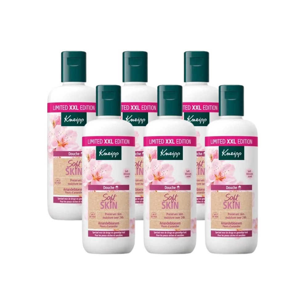 6x Kneipp Douchegel Soft Skin XXL (400 ml)