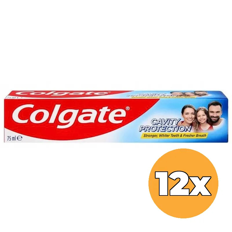12x Colgate Tandpasta Cavity Protection (12 x 75 ml)