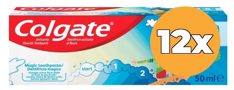 12x Colgate Tandpasta Kids 6-9 (12 x 50 ml)