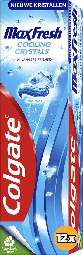 12x Colgate Tandpasta Max Fresh Blue (12 x 75 ml)
