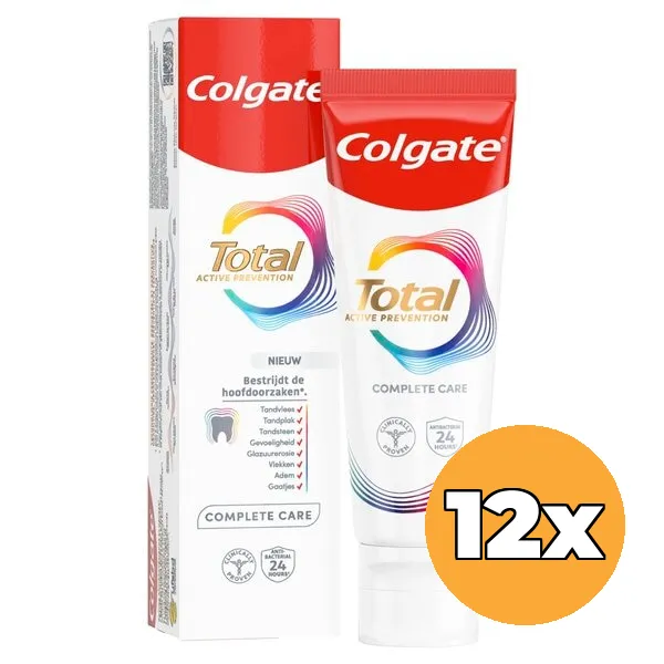12x Colgate Tandpasta Total Original (12 x 75 ml)