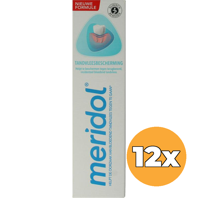12x Meridol Tandpasta (12 x 75 ml)