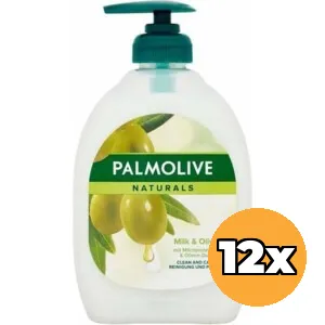 12x Palmolive Vloeibare Zeep Naturals Olijf Pomp (12 x 500 ml)