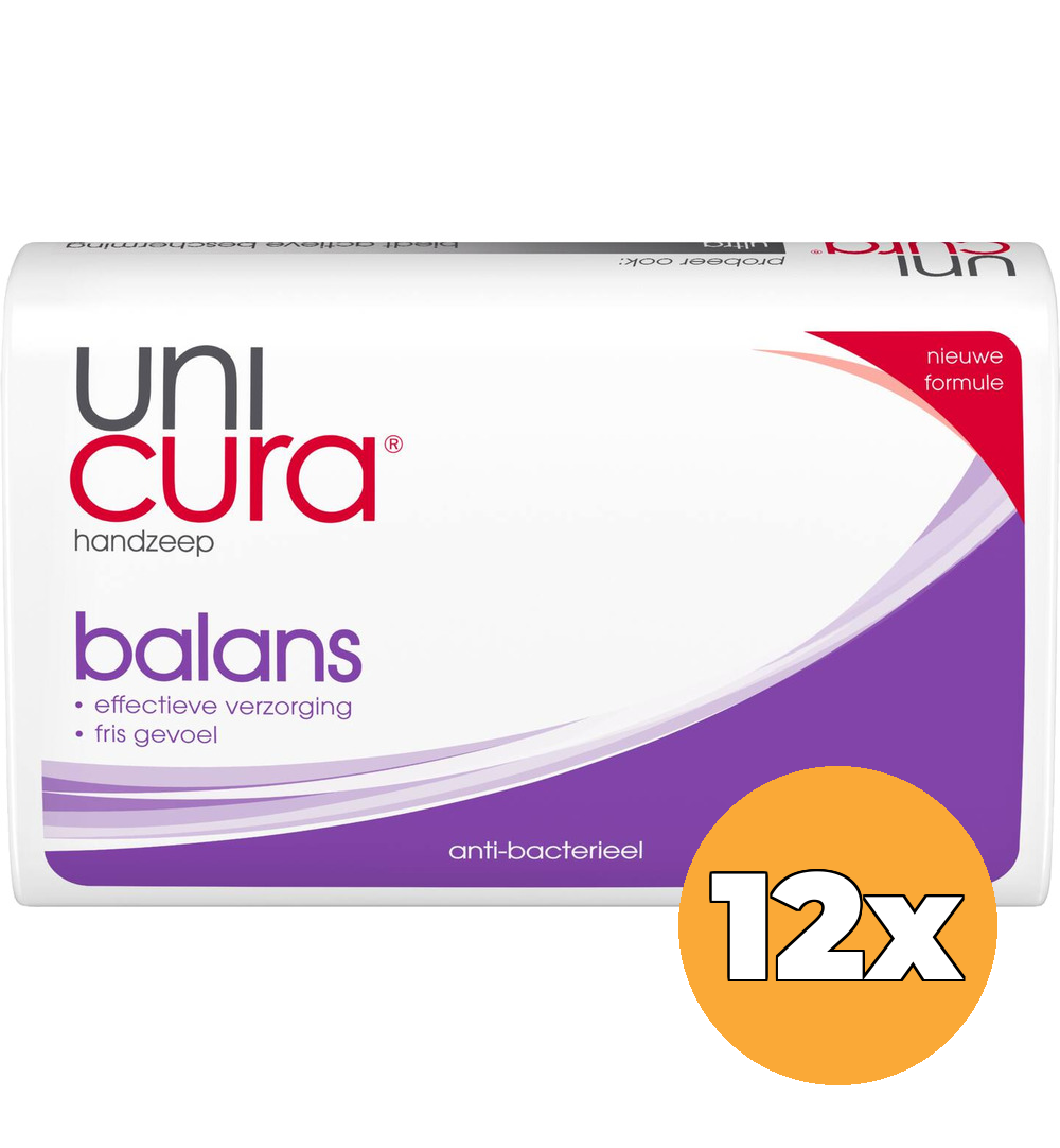 12x Unicura Zeep Tablet Balans (12 x 2x90 gr)