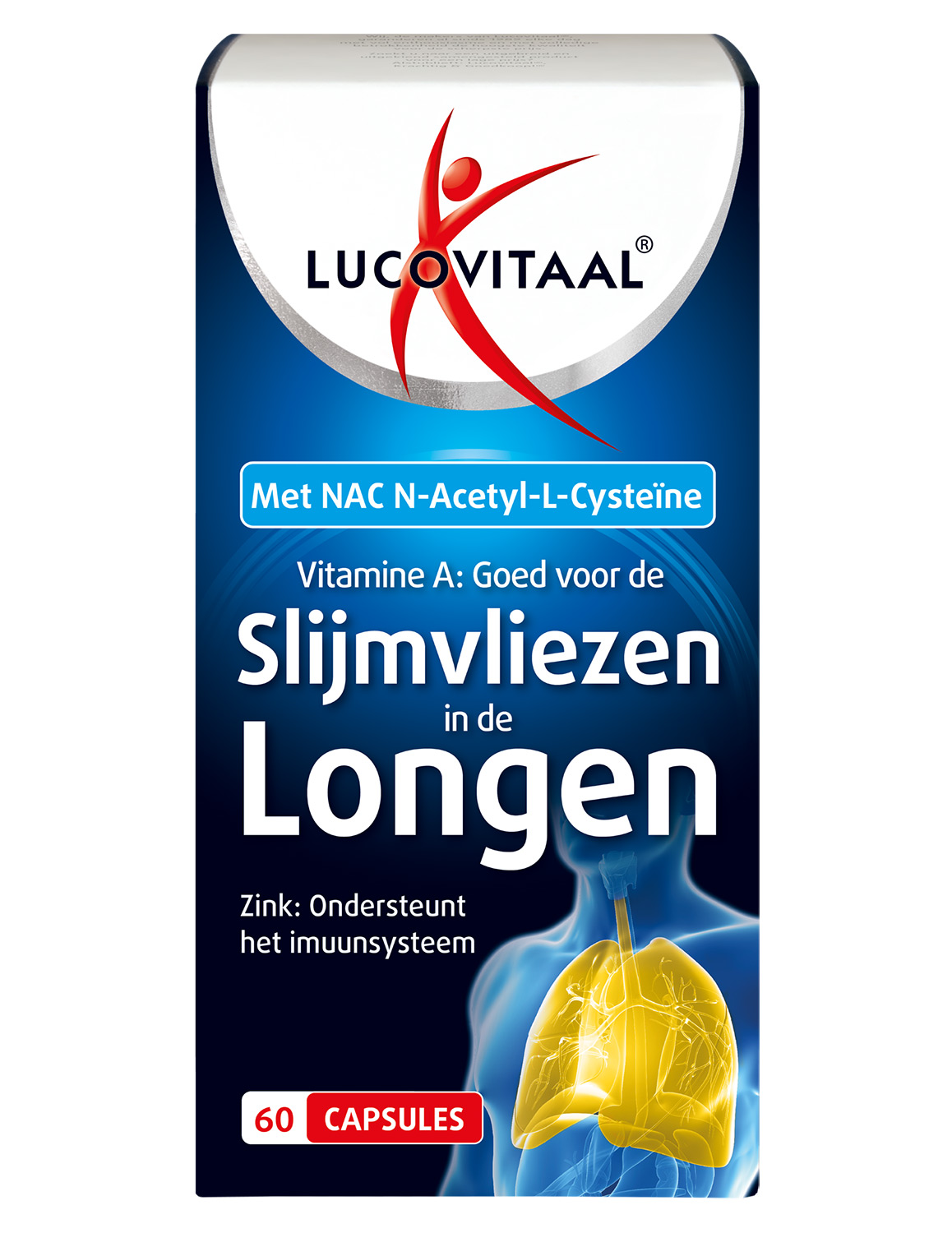 Lucovitaal Slijmvliezen in de Longen (60 capsules)