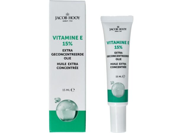 Jacob Hooy Vitamine E Olie 15% Concentraat (15 ml)