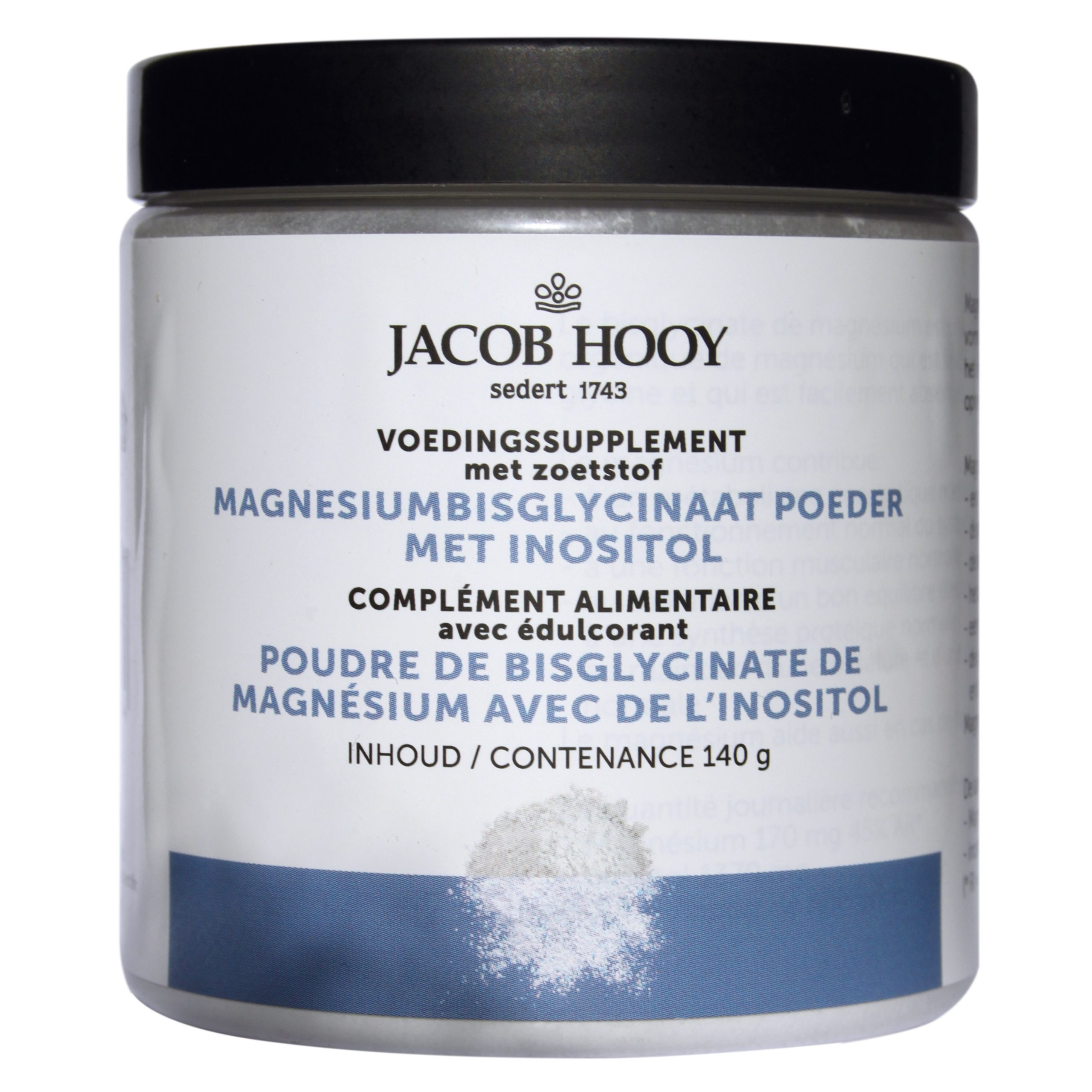 Jacob Hooy Magnesiumbisglycinaat (140 gr)