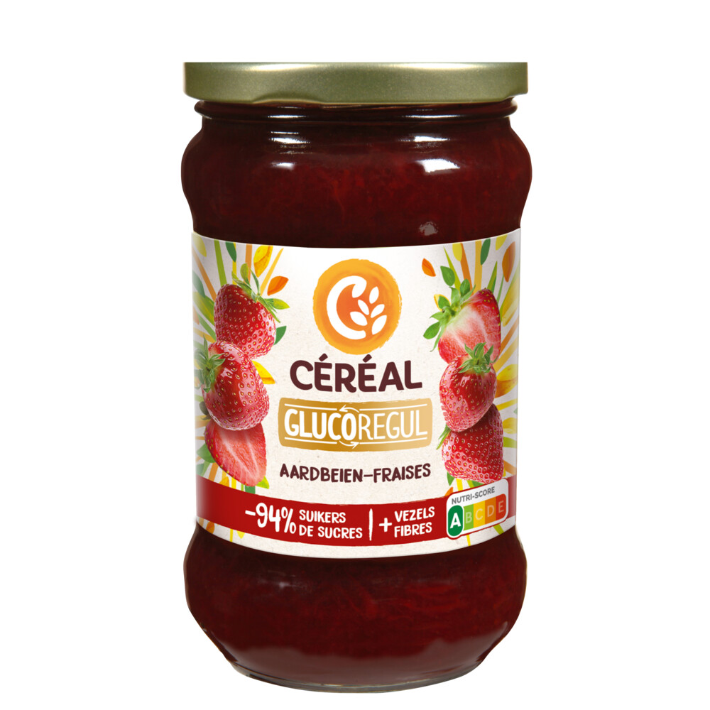 Céréal Aardbeienjam Glucoregul (320 gr)