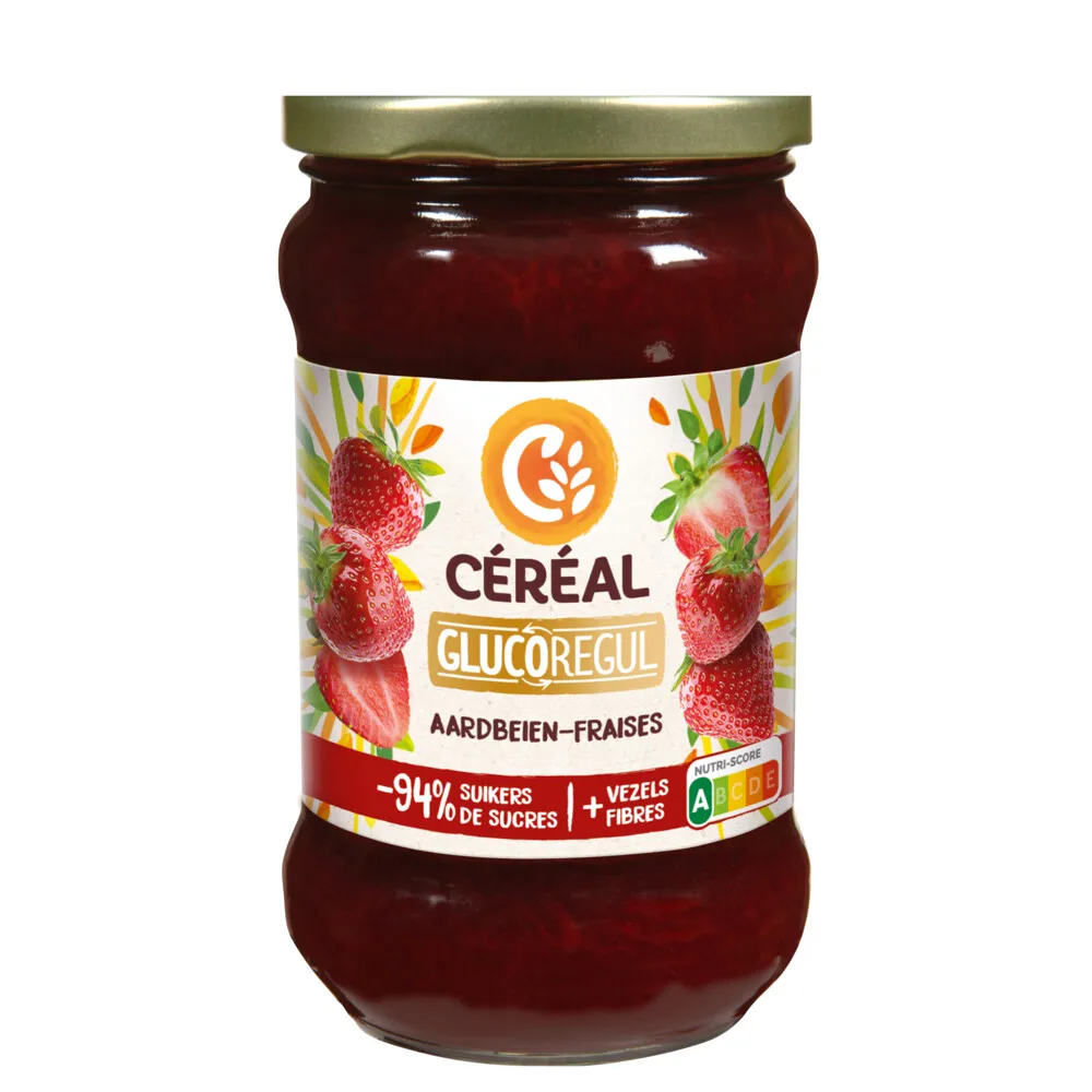 Céréal Aardbeienjam Glucoregul (320 gr)