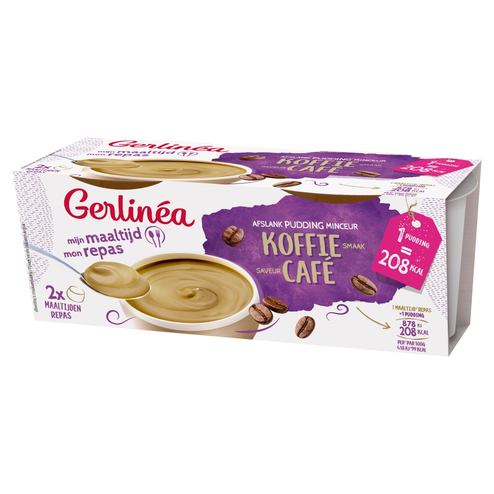 Gerlinea Pudding Koffie (2 stuks)